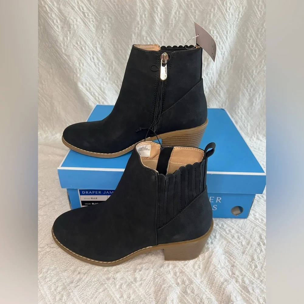 Draper James "Elle" Heeled Booties in Black, size 7, NIB/NWT! - Picture 7 of 10